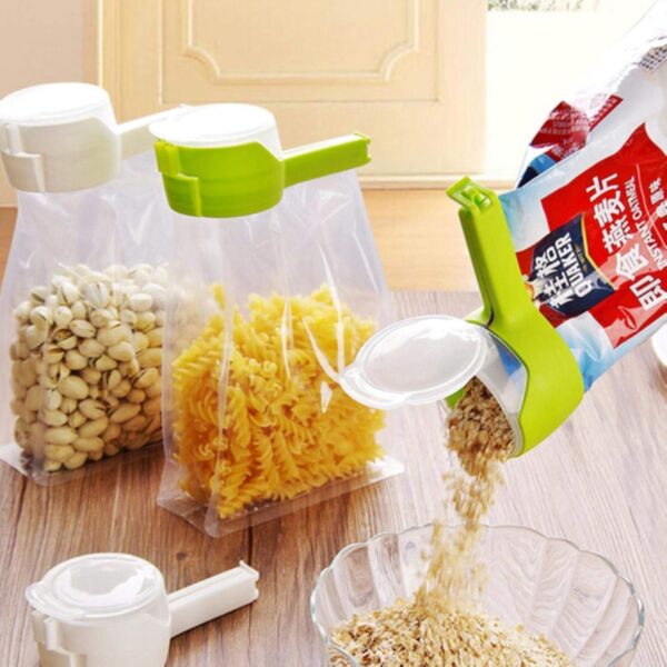 Food Storage Bag Clip, Snack Sealing Clip, Fresh Sealing Clamp, Plastic Helper, Travel Kitchen Tools