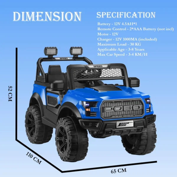 Off-Road Children's Electric Jeep-BZ-J21M - Image 3