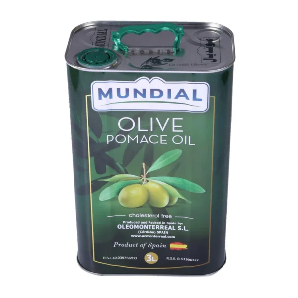MUNDIAL OLIVE OIL POMACE TIN (3Litr): - Image 4