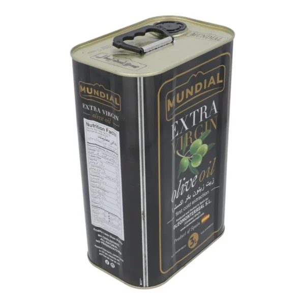 MUNDIAL OLIVE OIL EXTRA VIRGIN TIN 3 LTR - Image 4