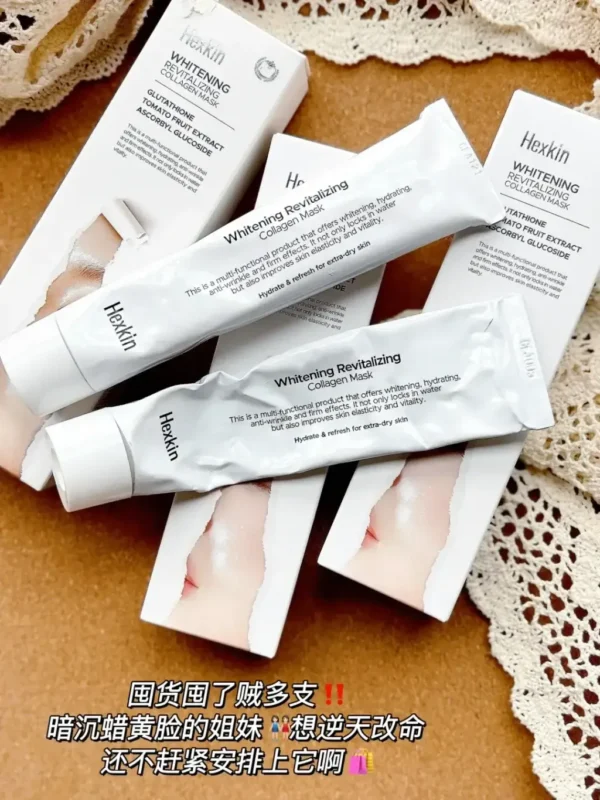 HEXKIN Whitening Revitalizing Collagen Mask 65g - Image 7