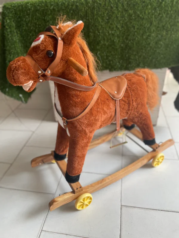 WHEEL ROCKING HORSE MEDIUM For Kids - Image 2