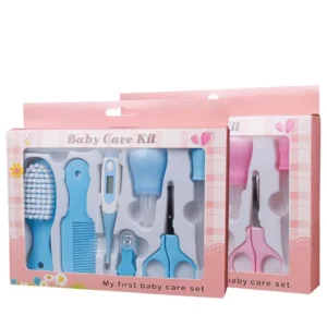 Baby Grooming Kit and Baby Nail Kit, 8 Pieces Newborn Nursery Health Care Set for Kids Toddlers Baby Boys Girls Newborn