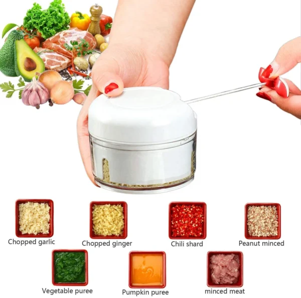 Electric Mini Garlic Masher Vegetable Grinder Portable Crusher Food Garlic Machine - Image 4
