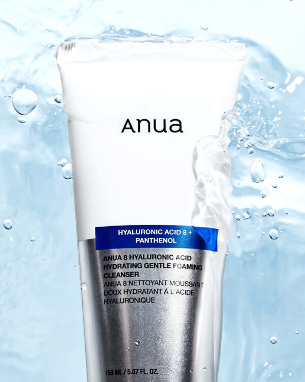 Anua 8 Hyaluronic Acid Hydrating Gentle Foaming Cleanser 150ML - Image 5