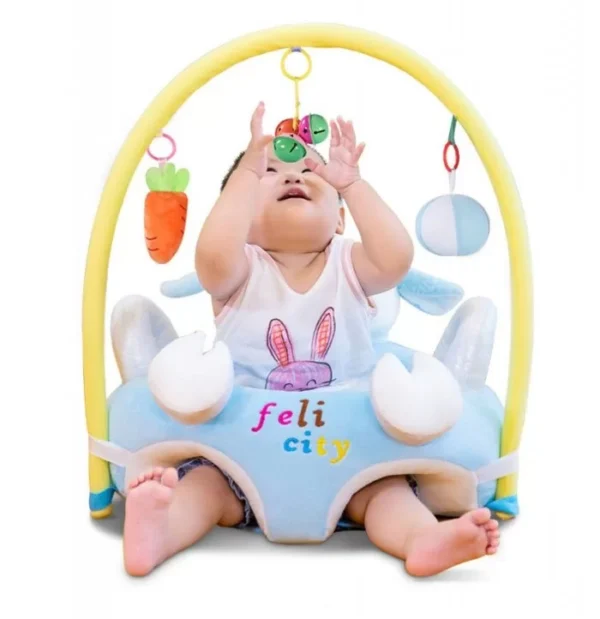 Baby Support Seat Sofa Armchair with Gym Floor Playing Seat Sofa Infant Support Seat with Handle, BZ :1122 - Image 3