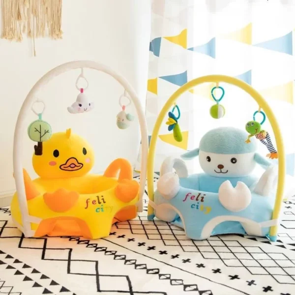 Baby Support Seat Sofa Armchair with Gym Floor Playing Seat Sofa Infant Support Seat with Handle, BZ :1122 - Image 5