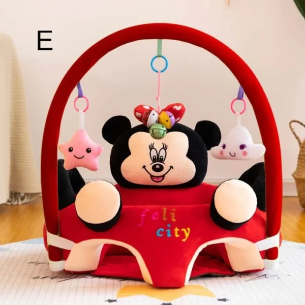 Baby Support Seat Sofa Armchair with Gym Floor Playing Seat Sofa Infant Support Seat with Handle, BZ :1122 - Image 6