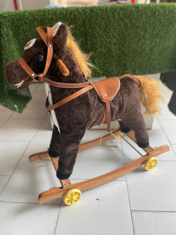 WHEEL ROCKING HORSE MEDIUM For Kids - Image 3