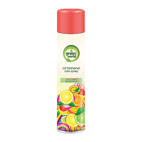 Green World Citrus Festival Air Freshner, Room Spray, 300 ML.