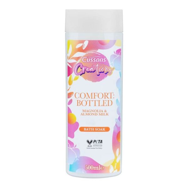 Cussons Creations Comfort Bottled Magnolia & Almond Milk Shower Gel 500 ml.
