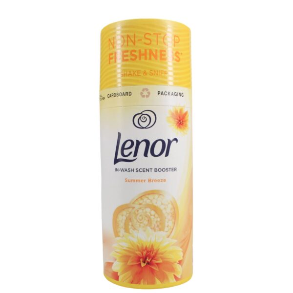 Lenor Beads In Wash Scent Booster Summer Breeze, Fabric Softener, Non-Stop Freshness, 176g