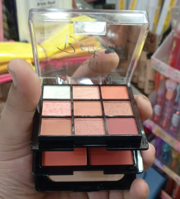 Professional and For Home 3 In 1 Makeup Kit, Eyeshadow, Blusher, And Powder. - Image 2