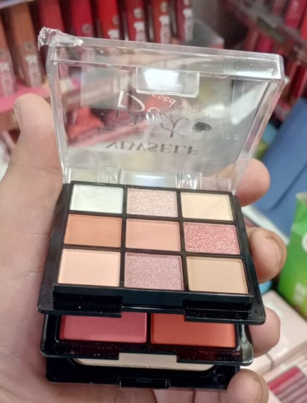 Professional and For Home 3 In 1 Makeup Kit, Eyeshadow, Blusher, And Powder. - Image 4