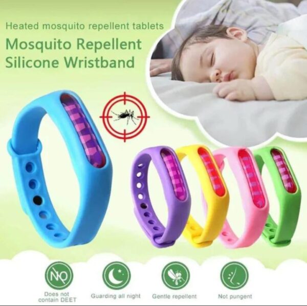 Anti Mosquito Insect Bugs Repellent, Mosquito Repellent Wristband, Silicon Insect Repellent, Adult Insects Band.