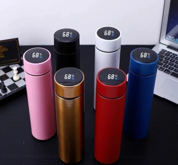Insulated Temperature Water Bottle with LED Display, Stainless Steel Vacuum Flask, Thermos Tea Infuser Bottle, Water Bottle 500 ml. - Image 4