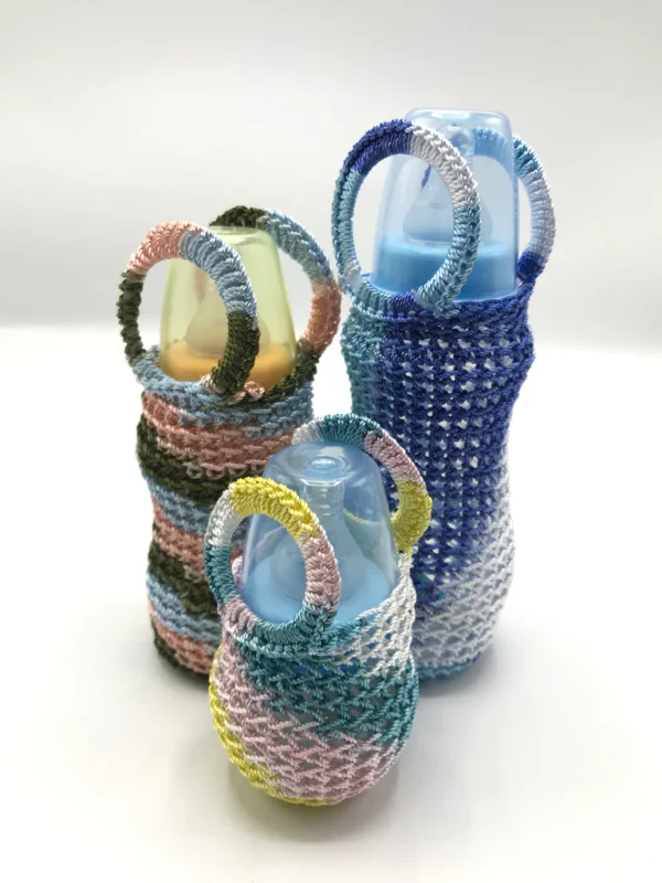 Baby Feeder Croche Pouch - Baby Feeder Cover - Multicolors (Available In 3 Sizes and Various Designs) 