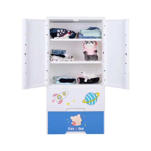 Kideez Wardrobe - Bear Space Print ,BZ 2222 - Image 3