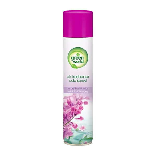 Green World Luxury Lilac & Lotus Air Freshener, Room Spray, 300 ML.