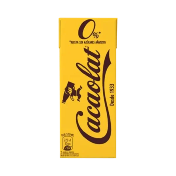Cacaolat Rich Chocolate Protein Drink, Original Cold Coffee With 0% Added Sugar, 200 ml.