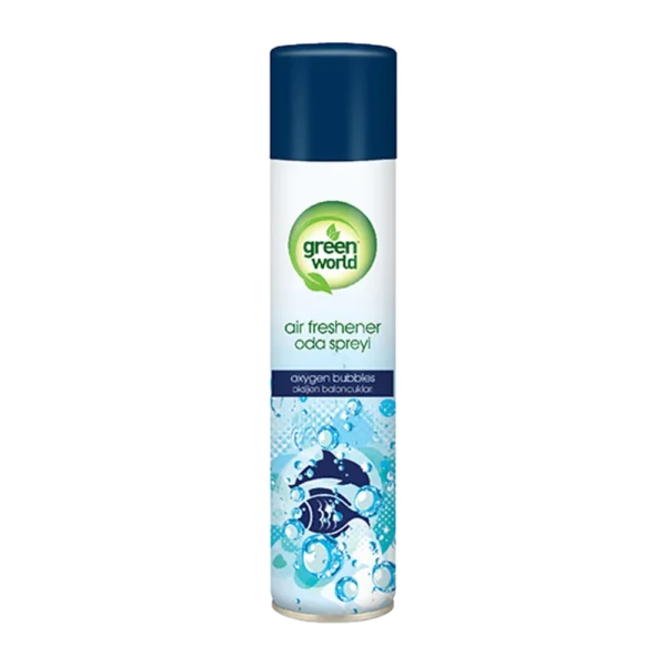 Green World Oxygen Bubbles Air Freshener, Room Spray, 300 ML.