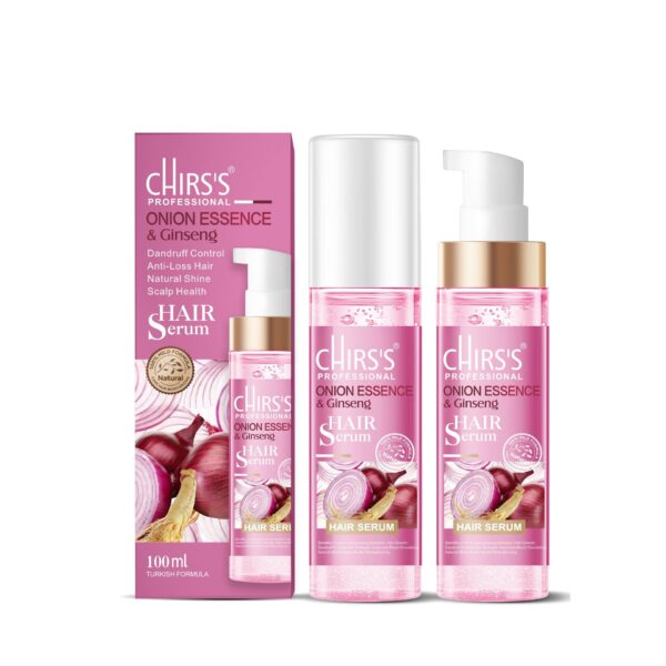 Chris's Professional Onion Essence Hair Serum, Advanced Hair Strengthening & Growth, 100 ml.