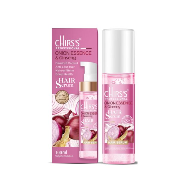 Chris's Professional Onion Essence Hair Serum, Advanced Hair Strengthening & Growth, 100 ml. - Image 2
