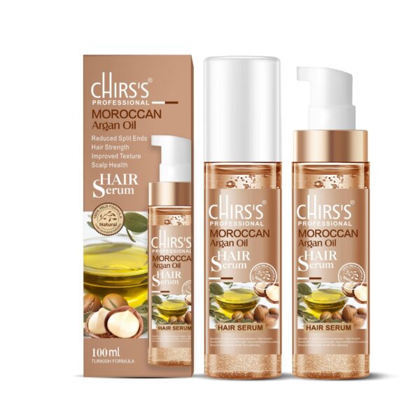 Chris's Professional Moroccan Argan Oil Hair Serum, Ultimate Nourishment & Protection, 100 ml.