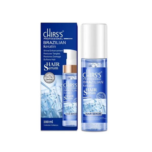 Chris's Professional Brazilian Keratin Hair Serum, Advanced Smoothing & Repair Serum, 100 ml. - Image 3