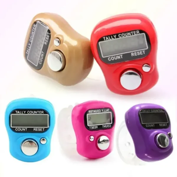 Digital Tasbeeh Counter,  Mini Ring Finger Portable Digital Tasbeeh, Tally Counter Clicker, Electronic Tool for Prayer Counting. - Image 3