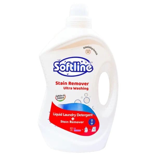 Softline Soften Liquid Laundry Detergent with Stain Remover, Ultra Washing, For White And Colored Clothes, 2200 ml.
