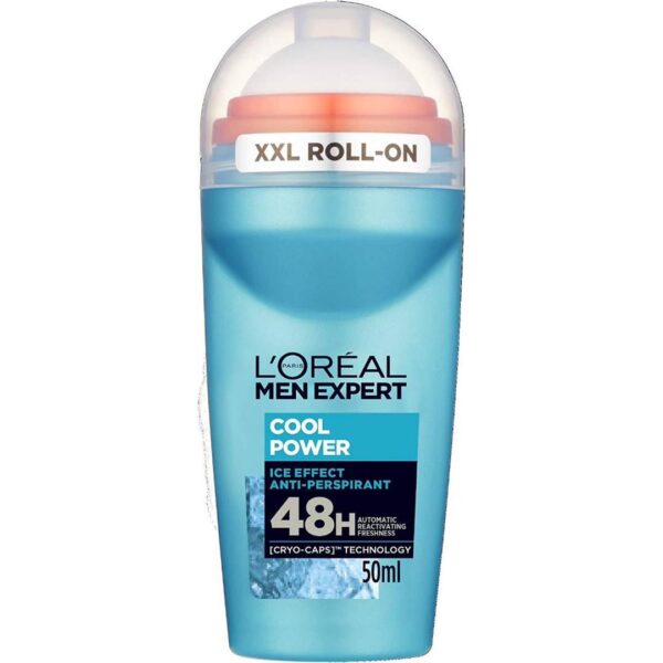 L’Oreal Men Expert Cool Power 48 H Anti-Perspirant Deodorant Roll On, 50 ml.