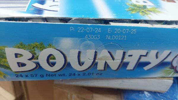 Bounty Chocolate Bars 24 PCS Pack 57G: - Image 4