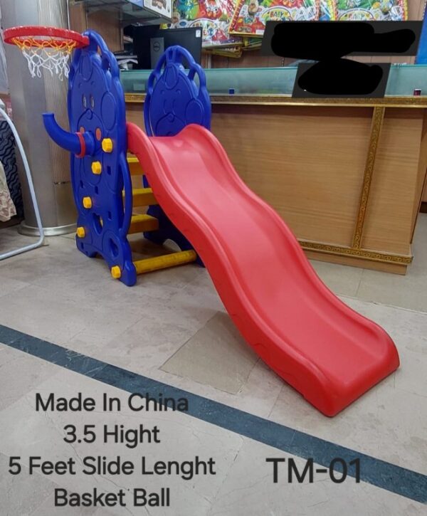 Imported Kids Slide With Basket Ball & Music,BZ:TM-01 - Image 5