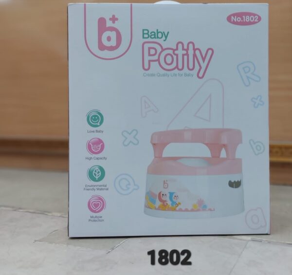 Junior Round Shape Potty Trainer PINK-BZ-1802 - Image 7