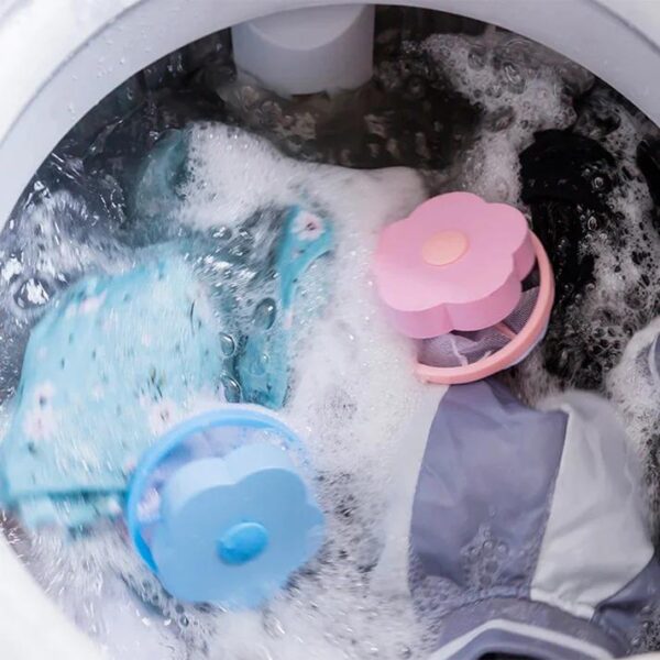 Reusable Washing Machine Lint Catcher Washing Machine Lint Mesh Bag Hair Filter Net Pouch - Image 8