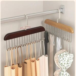8 Hooks Wooden Sling Hanger