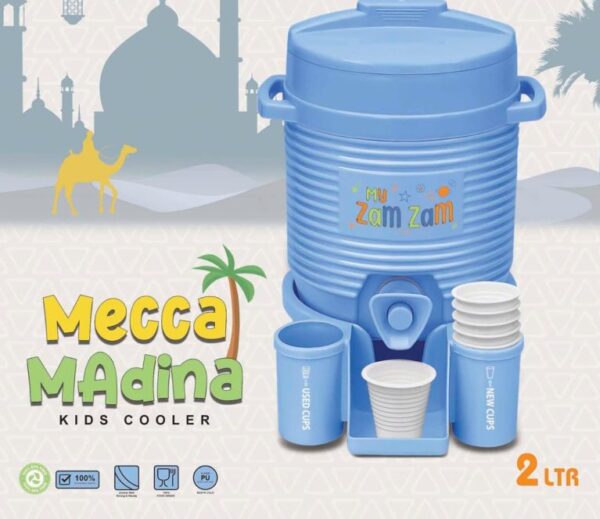 ZAMZAM COOLER 2 LITRES / PLASTIC BODY TRAVEL COOLER