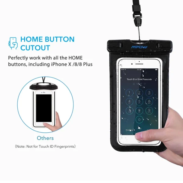 Universal UnderWater Waterproof Case, Waterproof Phone Pouch Compatible for all mobile: - Image 7
