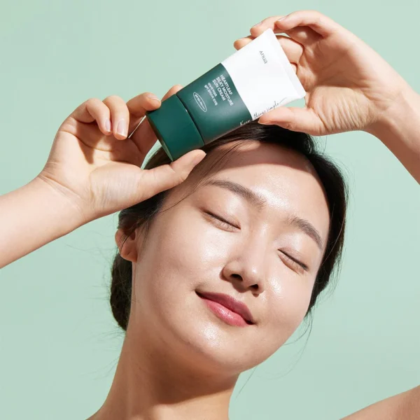 Anua Heartleaf Silky Moisture Sun Cream SPF 50+ PA++++, 50ML: - Image 2