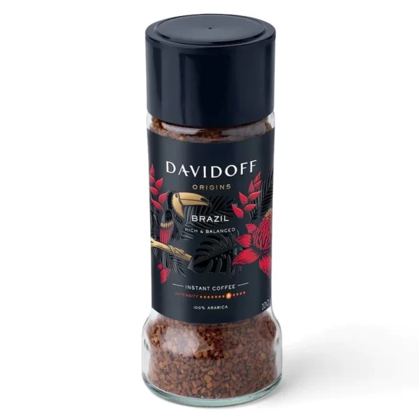 DAVIDOFF BRAZIL ZESTY & EXCITING Masterpiece Of Instant Coffee 100 gm