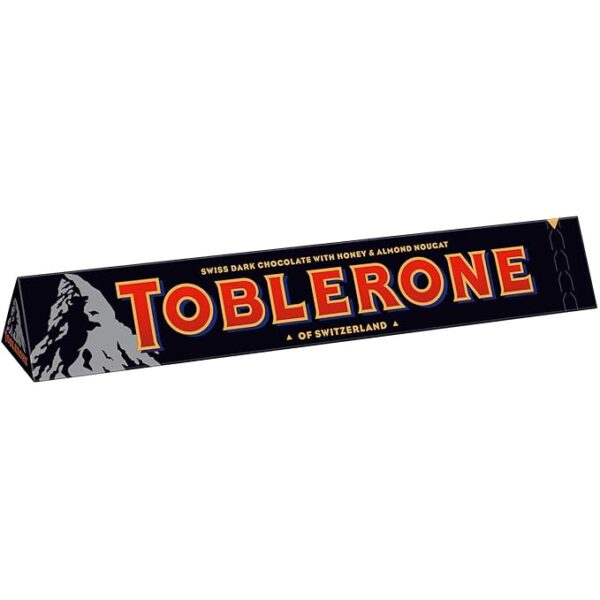 Original Toblerone Dark Chocolate Swiss Dark Chocolate With Honey & Almond Nougat Format Of Swiss Mountains(20*100G) - Image 4