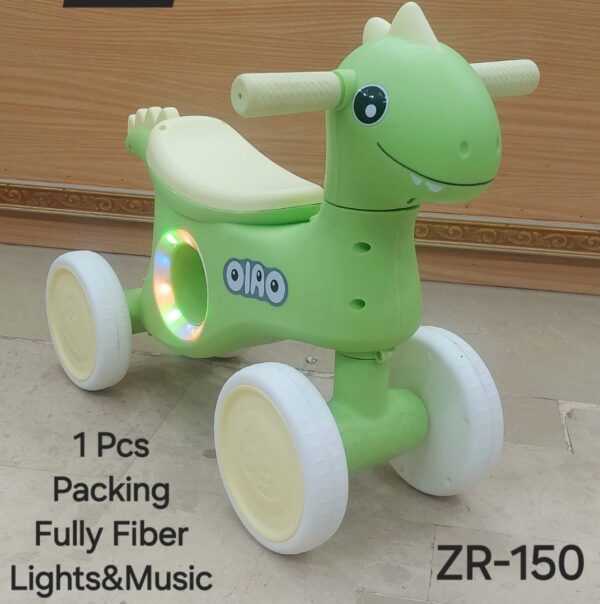 Mini Dino Push Car With Light & Music, BZ: ZR-150 - Image 2
