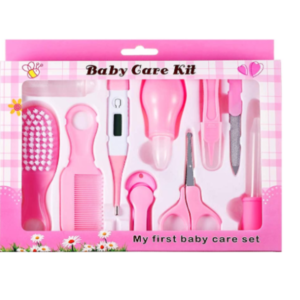 Baby Grooming Kit and Baby Nail Kit, 10 Pieces Newborn Nursery Health Care Set for Kids Toddlers Baby Boys Girls Newborn
