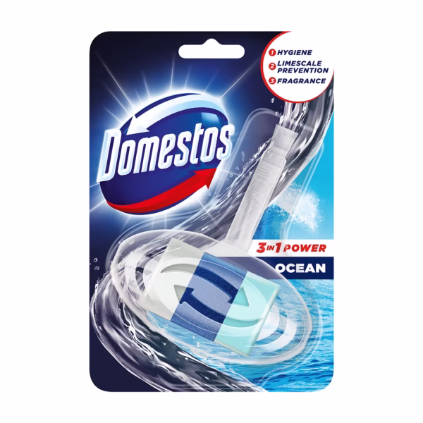 Domestos Ocean 3-in-1 Power Toilet Block 35 g. - Image 2