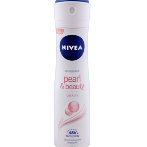 NIVEA Pearl & Beauty Quick Dry deodorant for smooth & beautiful Underarms, 48 H reliable protection, For Women, 150 ml