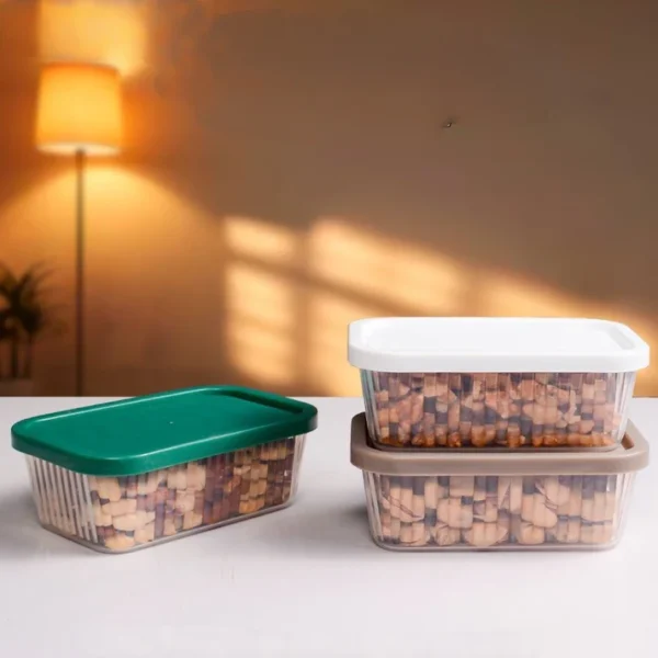 Pack of 3 Mini Crinkle Food Container 150ml - Image 4