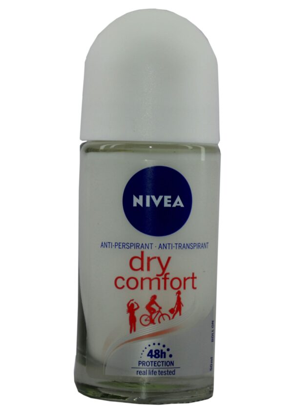 Nivea Dry Comfort Deodorant Roll On For Women, 50 ml.
