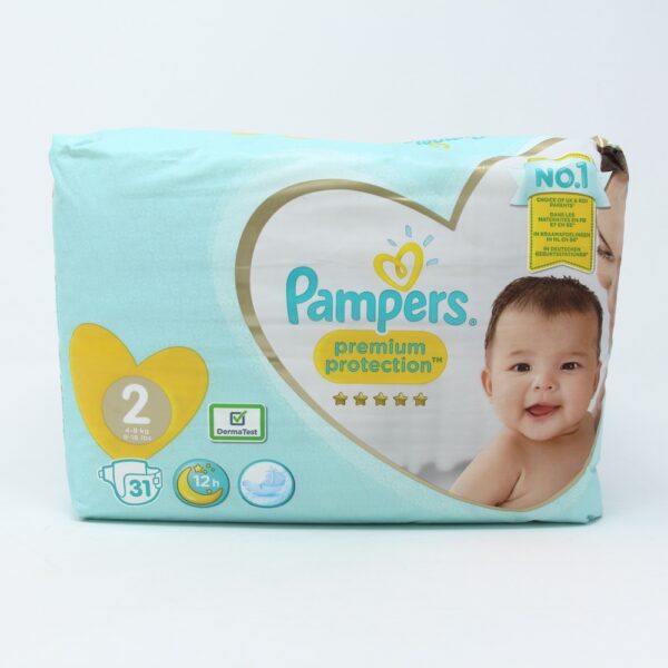 Pampers Premium Protection Size 2, 4-8 kg, 31 Pcs.