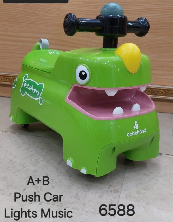 Crocodile Design Push Car With Light & Music, BZ: A+B 6588 - Image 3